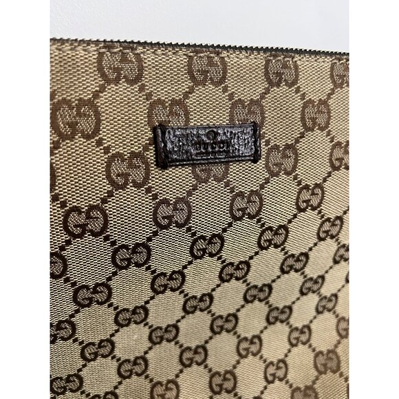 Vintage GUCCI GG Fabric Shoulder Cross Body Bag - Picture 3 of 14